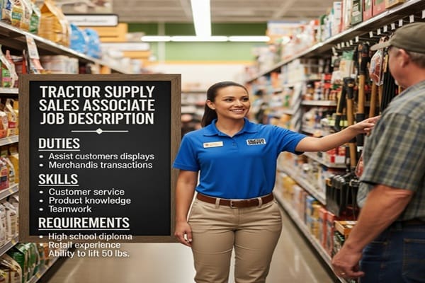 Tractor Supply Sales Associate Job Description: Duties, Skills & Requirements